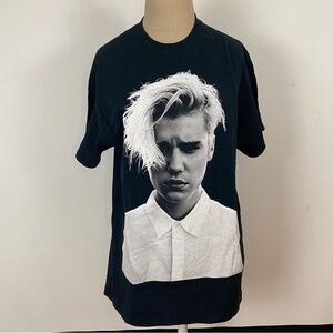 Justin Bieber Womens Purpose Tour T-Shirt Black Short Sleeve M